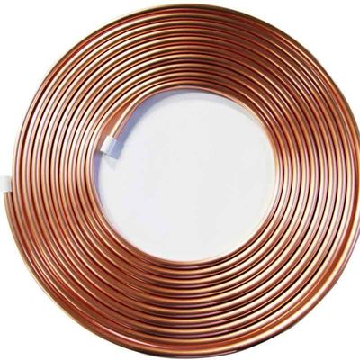 Pipe d'acier à conduction hydraulique sans soudure non alliée 3/8&quot; 1/2&quot; B75 cuivre nickel pour le transport de fluides dans le matériau en cuivre