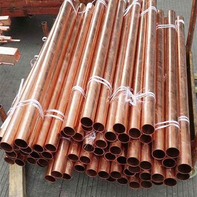 Pipe de cuivre sans soudure 0,1 mm 50 mm épaisseur 10 pieds de longueur pour le soudage du cuivre- Phos alliage de brasage du cuivre Cu Min 99,9%