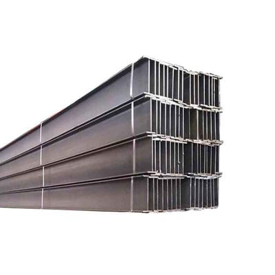 Q235B Grade H en acier structural H-Beams laminés à chaud 6M Norme JIS pour le soudage, la coupe et la flexion de la surface naturelle