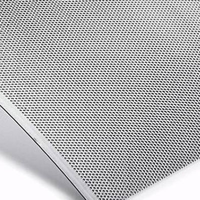 Plaque perforée en acier inoxydable 304 5x10 avec finition de surface BA et épaisseur de 2 mm