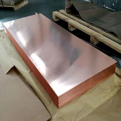 14% d'allongement personnalisé 0,3 mm 3 mm 5 mm 20 mm épaisseur 1000 * 2000 mm Package de plaque de Cooper pour la protection de l'environnement