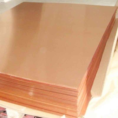 Plaque de cuivre de 99,9% de haute pureté pour les applications décoratives et architecturales