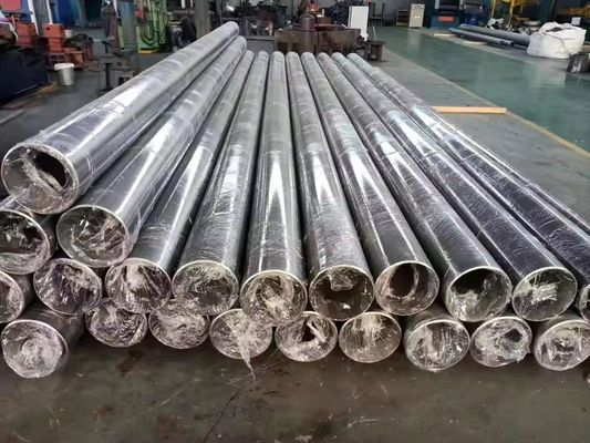 Matériau durable Forme ronde industrielle Gr5 Tubes hydrauliques sans soudure pour équipement de traitement thermique des gaz