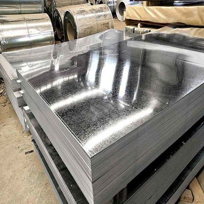 Plaque de tôle d'acier au carbone doux galvanisé ASTM A36 revêtue d'un revêtement de meilleure qualité et d'une largeur comprise entre 1 m et 3 m ou si nécessaire