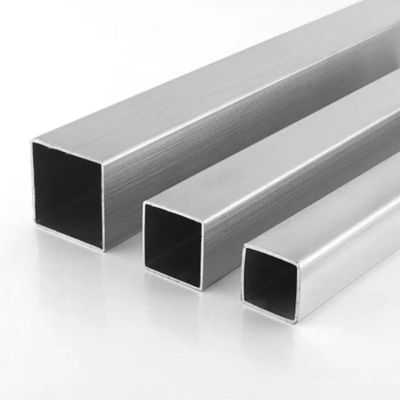 304 316L Tuyaux carrés en acier inoxydable de couleur 400x400 à chaleur durci à froid