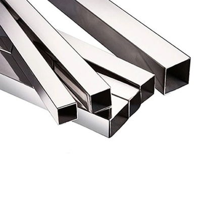 304 316L Tuyaux carrés en acier inoxydable de couleur 400x400 à chaleur durci à froid