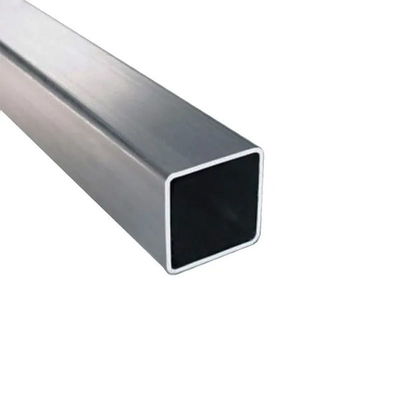 Pipe de fluide 2x2 tubes carrés en acier inoxydable poli avec conception en rouleau froid