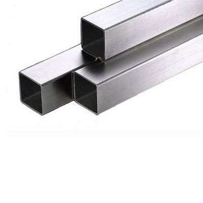 Pipe en acier inoxydable sans soudure 202 carré Tube rectangulaire rond en acier inoxydable avec qualité 304 316L