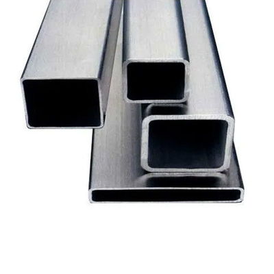 Pipe en acier inoxydable sans soudure 202 carré Tube rectangulaire rond en acier inoxydable avec qualité 304 316L