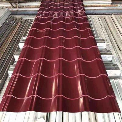 Service de traitement de décoiling pour les matériaux de construction en acier Zhongyu PPGI tôle de toit en acier galvanisé galvanisé