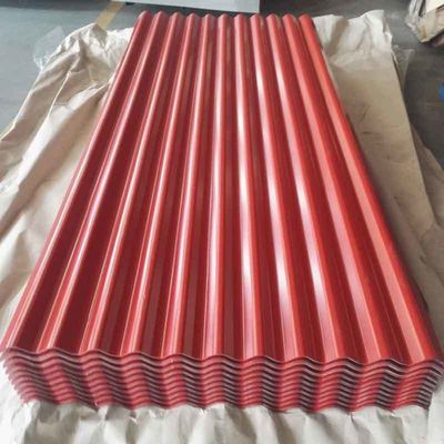 La couche AZ61-AZ90 est sûre et durable PPGI Pre-peinture galvanisée de tôle d'acier ondulée pour 901-1000mm largeur de toit en zinc