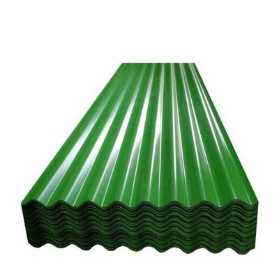 Grade Couleur panneau ondulé laminé à froid 0,12-6 mm Technique laminé à chaud feuille de toiture en métal ondulé ppgi 30-275g/M2