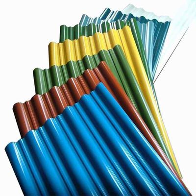 Service de traitement de perforation GI tôle d'acier ondulé tôle galvanisée de métal