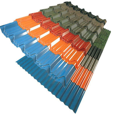 Service de traitement de perforation GI tôle d'acier ondulé tôle galvanisée de métal