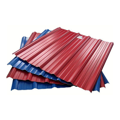 Matériau de tôle de toiture en zinc PPGI Carreaux de toiture 0,5 mm tôles de toiture galvanisées laminées à froid avec revêtement de couleur de surface