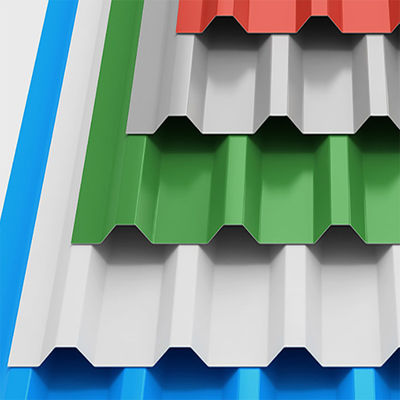 Matériau de tôle de toiture en zinc PPGI Carreaux de toiture 0,5 mm tôles de toiture galvanisées laminées à froid avec revêtement de couleur de surface