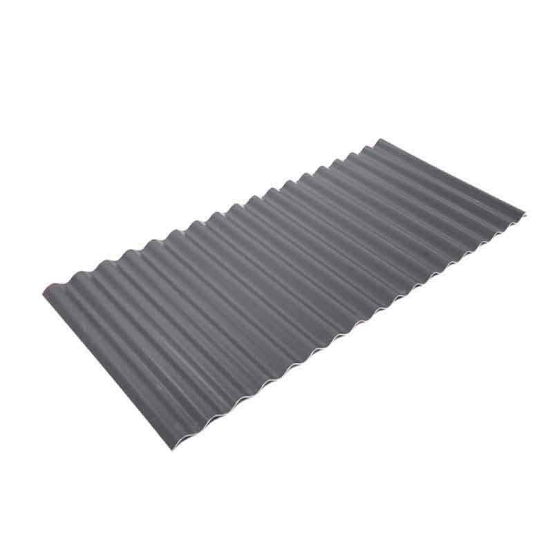 Plaque de toiture en acier ondulé galvanisé revêtu de zinc Plaque de toiture revêtue de zinc pour la construction Zic métallique 30-150g Z10-Z29 revêtement
