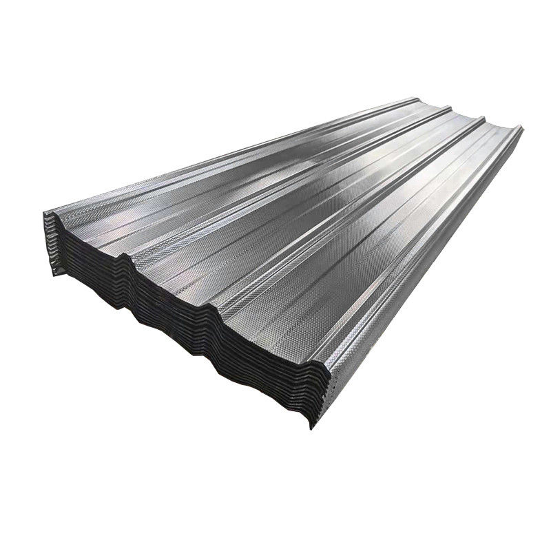 DX52D Z140 Z100 20 Gauge Galvanisée PPGI Couleur Roche ondulée Blanc en carton Roche en acier avec norme ASTM