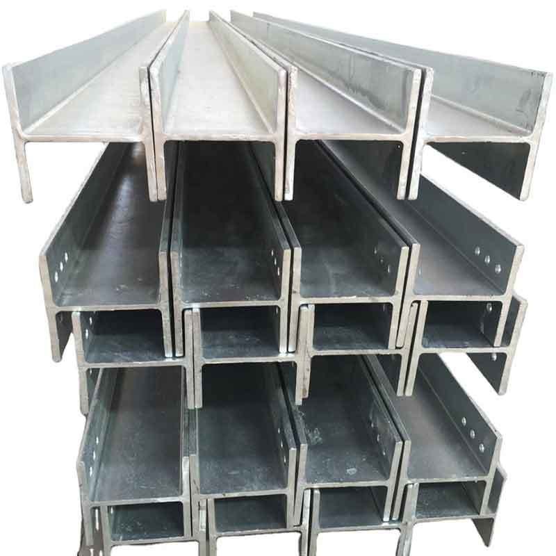 Faisceau H Astm A36 Charbon laminé à chaud en acier structural galvanisé Faisceaux H pour la construction Épaisseur de la toile 6 mm-16 mm