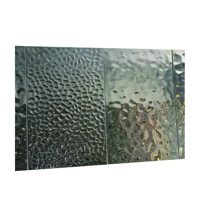 304 420 SUS316 tôles ondulées en acier inoxydable martelées laminées à chaud laminées à froid Technique n°3 Finition de surface Genre de produit
