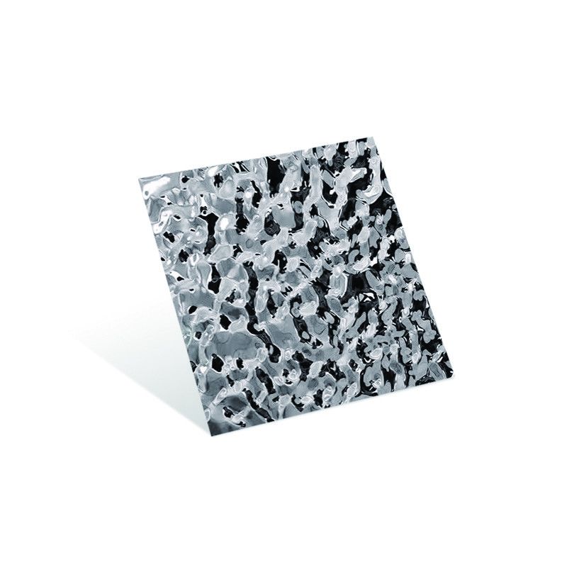 ASTM Standard Plaque en acier inoxydable ondulée laminée à chaud de 1 mm à 5 mm dans l'eau