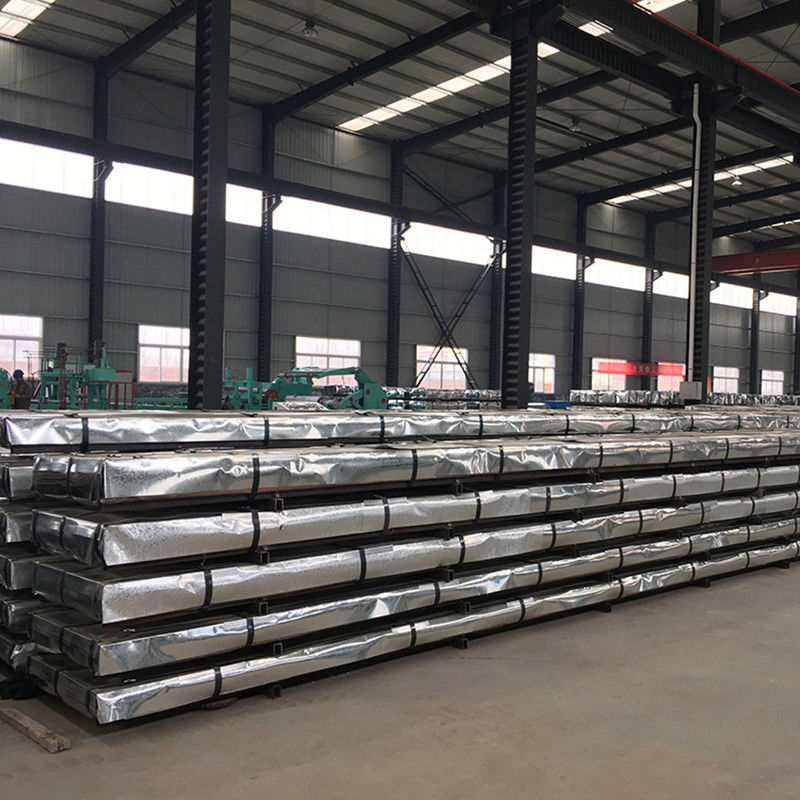 Zhongyu Zic 30-150g Plaque de toiture en acier ondulé galvanisé Plaque de toiture revêtue de zinc pour bâtiment avec service de perçage