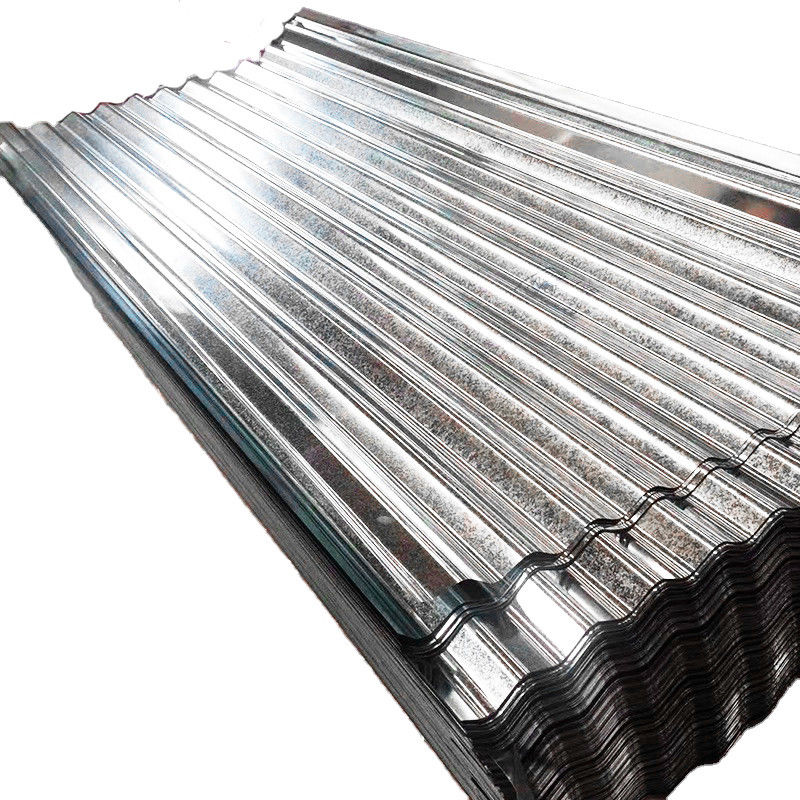 résistance Plaque d'acier zinc galvanisé DX51D DX52D 20 gauge tôle de toiture ondulée pour la tôle de toiture ondulée personnalisée