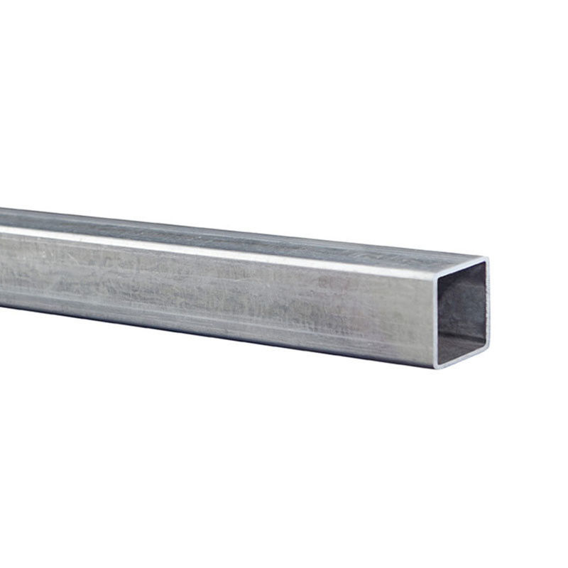 Pièces en acier carré non allié ASTM A50 1*1 pouce 40x60 GI Pièces en acier carré 20x20x2 100x100 Pièces en acier au carbone carrées avec certificat ISO9001