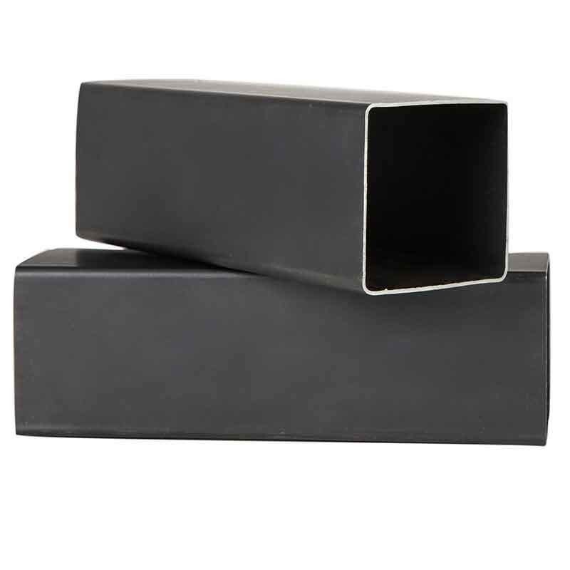 Pipe carrée sans soudure en acier au carbone de 30x30x2 mm avec dimensions personnalisées et tube en fer noir d'épaisseur de 25 mm x 25 mm 1,5 mm