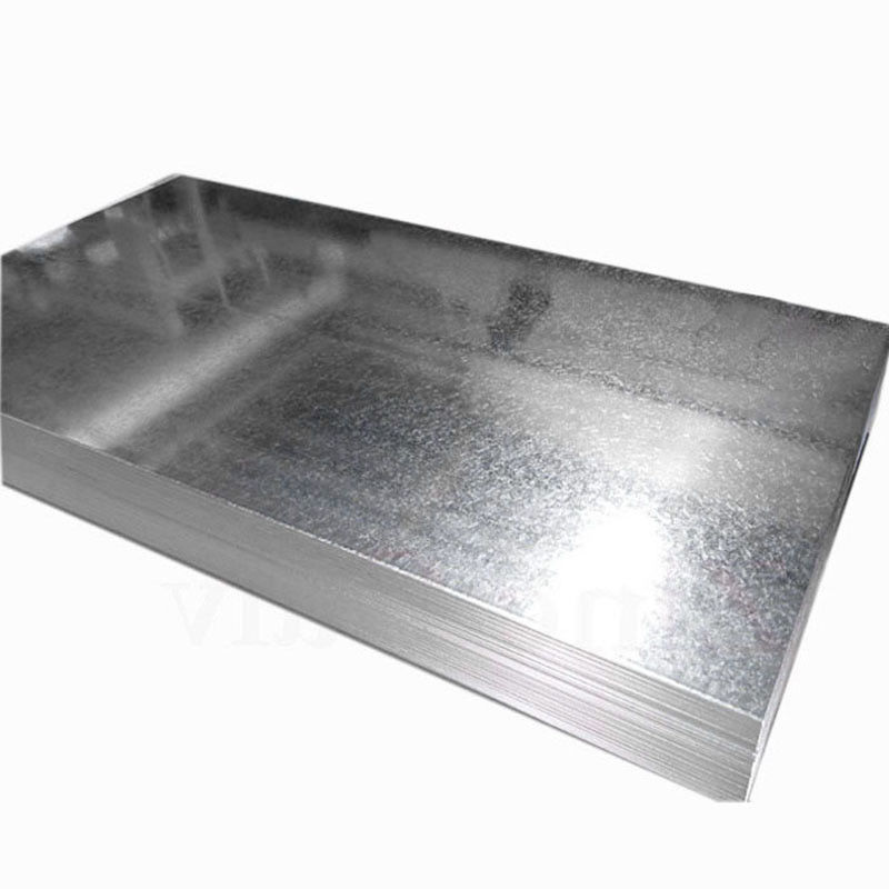 Plaque d'acier galvanisé recouverte de zinc pour structures extérieures de 3 mm d'épaisseur Ss400