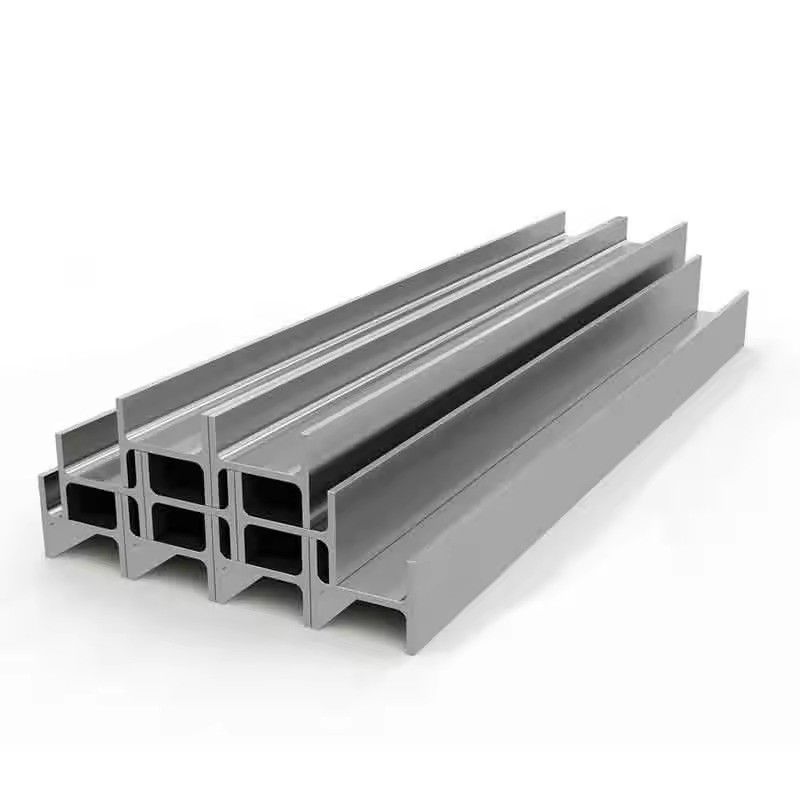 Q235/Q345/SS400/ST37-2/ST52/Q420/Q460 Travaux de transformation de poutres en acier I pour remorques 77*75 10 mètres