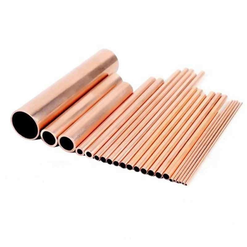Pipe de cuivre sans soudure 0,1 mm 50 mm épaisseur 10 pieds de longueur pour le soudage du cuivre- Phos alliage de brasage du cuivre Cu Min 99,9%