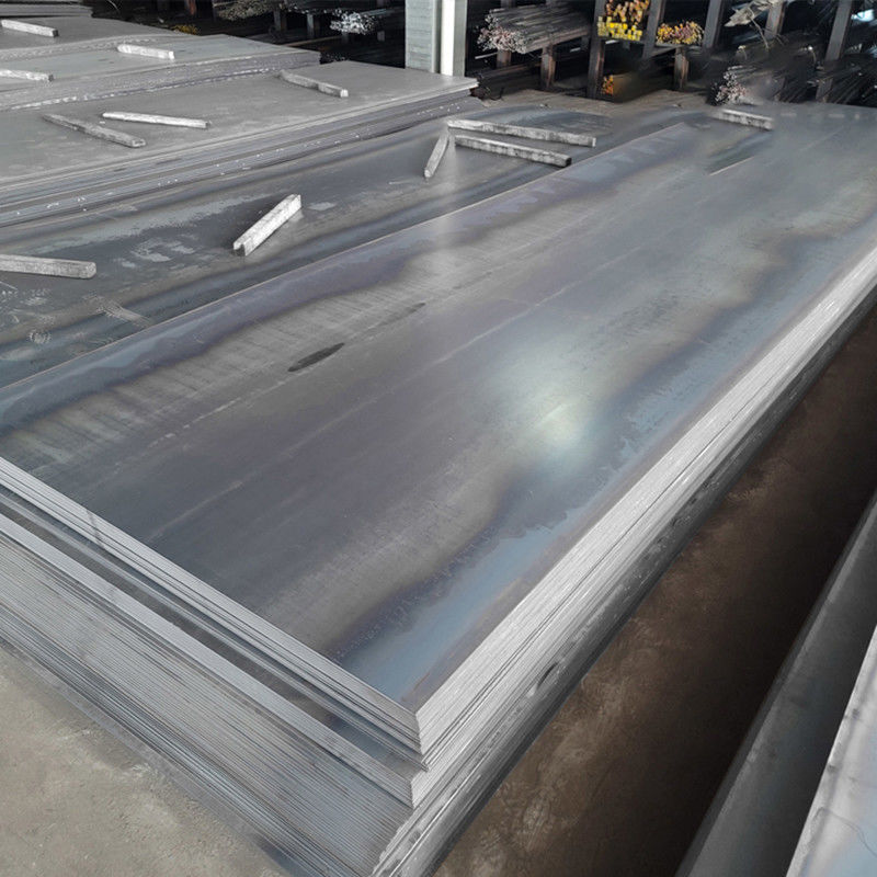 600-1250 mm Largeur Q235/Q235B/Q345/Q345B/Q195/St37/St42/St37-2/St35.4/St52.4/St35 Plaque en acier au carbone pour matériaux de construction