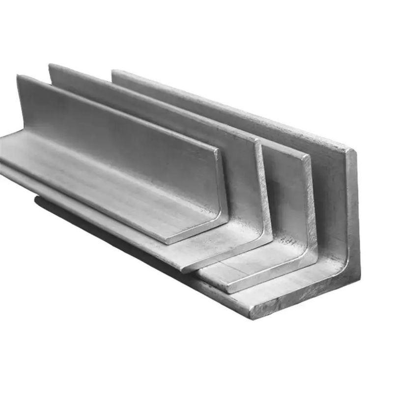 BA Surface Finish Bar d'angle en acier inoxydable 50x50x5 pour le service de traitement du cadre au sol des panneaux solaires photovoltaïques