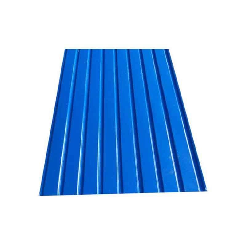 1000*1250 0,3 mm Panneau ondulé revêtu de couleur Panneau de fer Dureté moyenne Dureté Longueur 1800-2000 mm Matériau de construction