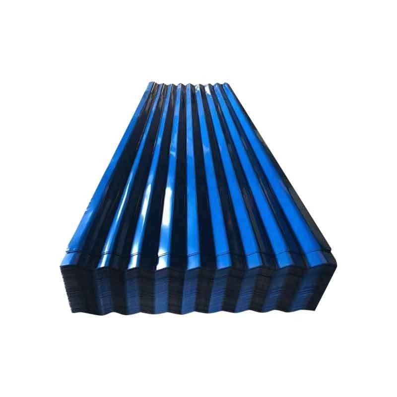 AZ61-AZ90 revêtement de couleur personnalisée prépeint galvanisé plaque ondulée plaque de toit en bobine