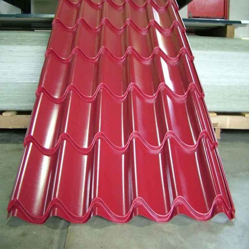 Grade Couleur panneau ondulé laminé à froid 0,12-6 mm Technique laminé à chaud feuille de toiture en métal ondulé ppgi 30-275g/M2