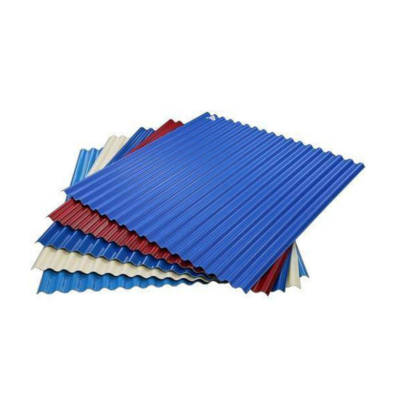 Matériau de tôle de toiture en zinc PPGI Carreaux de toiture 0,5 mm tôles de toiture galvanisées laminées à froid avec revêtement de couleur de surface